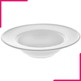 Wilmax Fine Porcelain Deep Plate 6" - bakeware bake house kitchenware bakers supplies baking