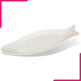 Wilmax Fine Porcelain Fish Plate 13" - bakeware bake house kitchenware bakers supplies baking