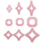 Modern Square Cutter 9Pcs Set