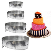 Round Cake Pans Topsy Turvy 4-Tier