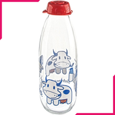 Sarina Decorated Milk Bottle 1000CC - bakeware bake house kitchenware bakers supplies baking