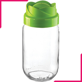 Sarina Tulip Glass Jar 1000CC - bakeware bake house kitchenware bakers supplies baking