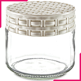 Sarina Straw Decorated Jar 300CC - bakeware bake house kitchenware bakers supplies baking