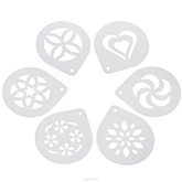 Tescoma Mydrink 6 Cappuccino Stencils - bakeware bake house kitchenware bakers supplies baking