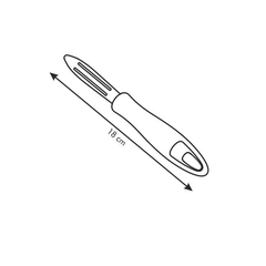 Tescoma Presto Peeler - bakeware bake house kitchenware bakers supplies baking