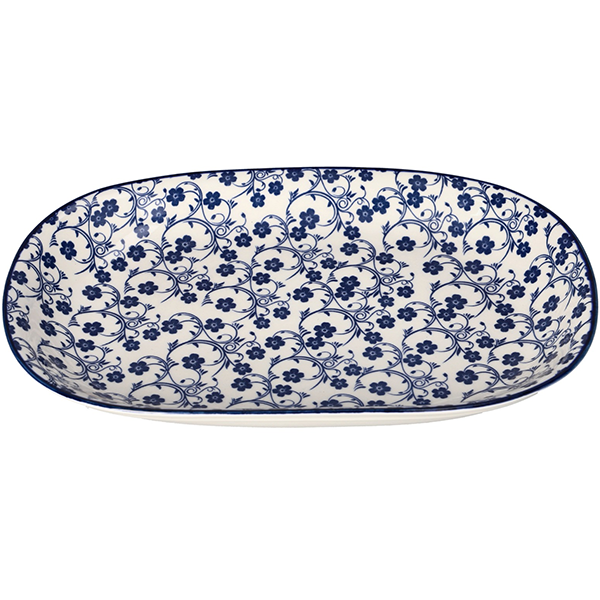 Danny Home Floral Design Oval Platter