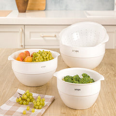 Limon Round Bowl & Colander
