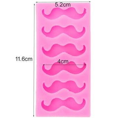 Mustache Silicone Mold