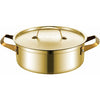 Gold Plated Stainless Steel Casserole
