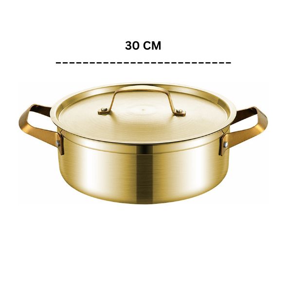 Gold Plated Stainless Steel Casserole