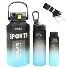 Rainbow Water Bottle 3pcs Set