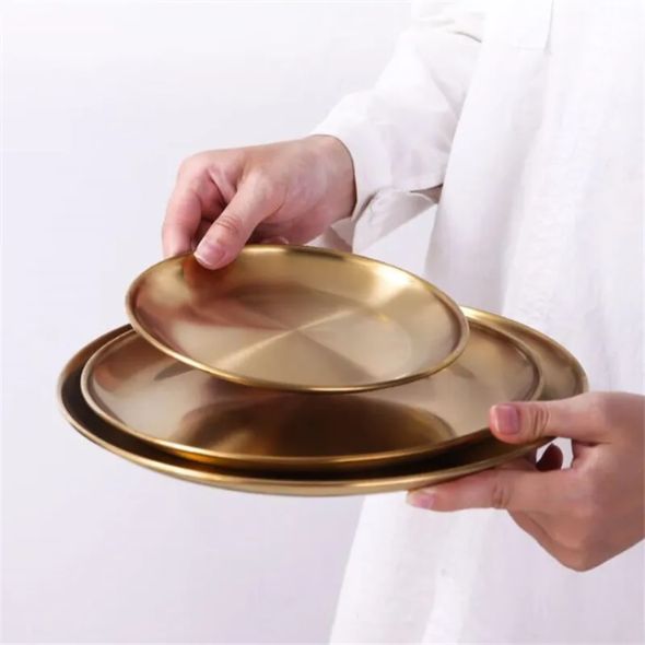 Gold Plated Stainless Steel Plate