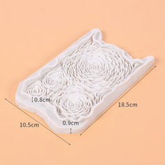 Rose Cake Border Silicone Mold