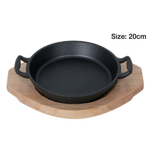 Round Cast Iron Sizzler Pan