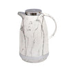 1Ltr Thermos - White Silver