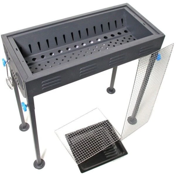 Barbecue Grill Stand Adjustable Height