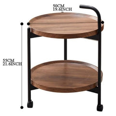 2 Tier Wood Trolley