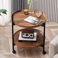 2 Tier Wood Trolley