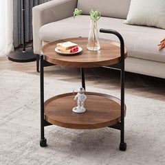 2 Tier Wood Trolley