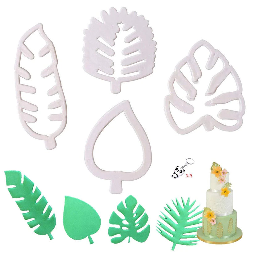 Tropical Leaves Fondant & Cookie Cutter