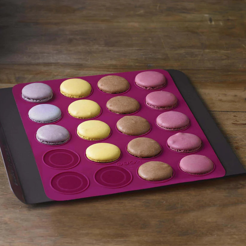 Silicone Macaron Baking 20 Cavities Tray With Handles