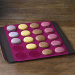 Silicone Macaron Baking 20 Cavities Tray With Handles