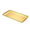 Gold Plated Stainless Steel Rectangle Tray