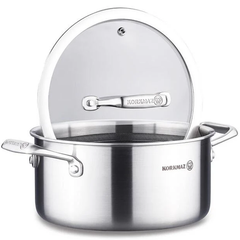Korkmaz Stainless Steel Honeycomb Casserole Pot