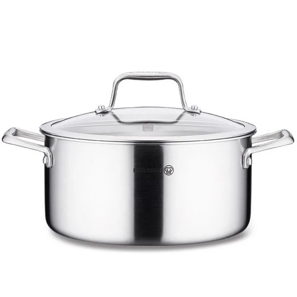 Korkmaz Stainless Steel Honeycomb Casserole Pot