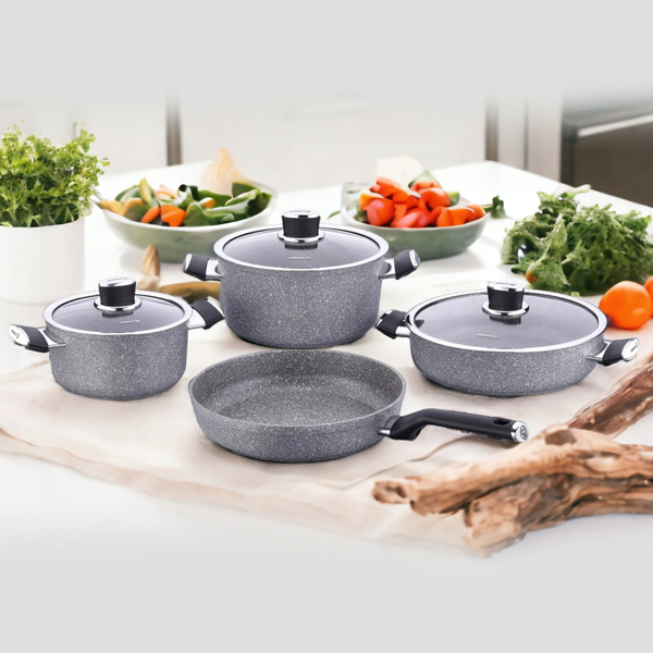 Korkmaz Palma 7Pcs Cookware Set