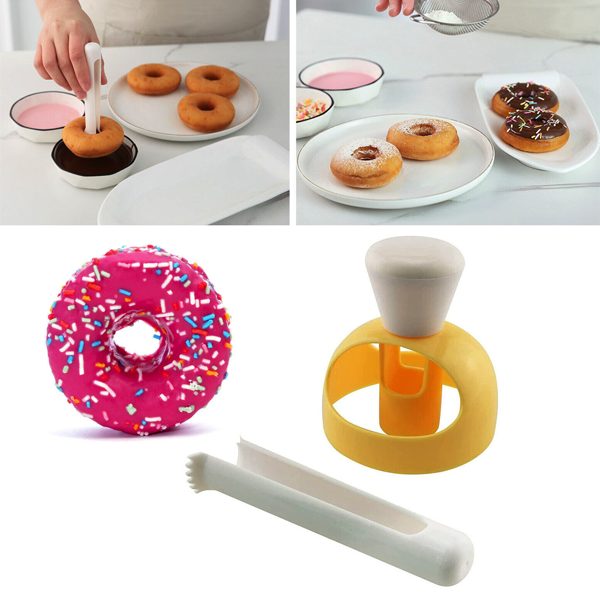 Donut Cutter with Tong