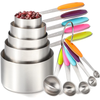 Steel Measuring Cups & Spoons Set