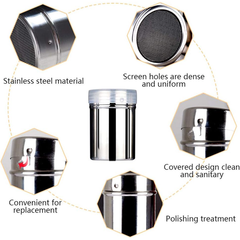 Stainless Steel Shaker for Icing Sugar & Flour Small
