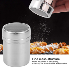 Stainless Steel Shaker for Icing Sugar & Flour Large