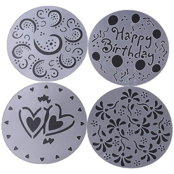 Cake Stencils 4 Designs