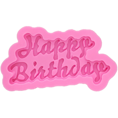Silicone Fondant Mold Happy birthday