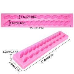 Silicone Fondant Mold Rope