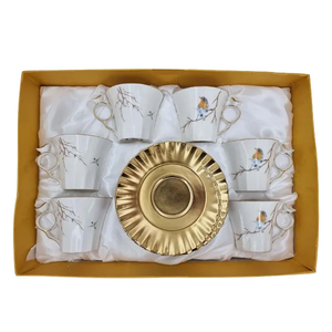 Angela Gold Cup & Saucer Set