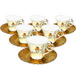 Angela Gold Cup & Saucer Set