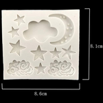 Moon Star Cloud Silicone Mold