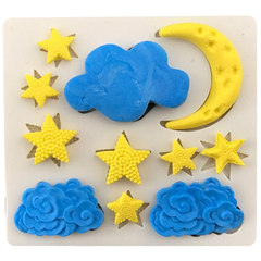 Moon Star Cloud Silicone Mold
