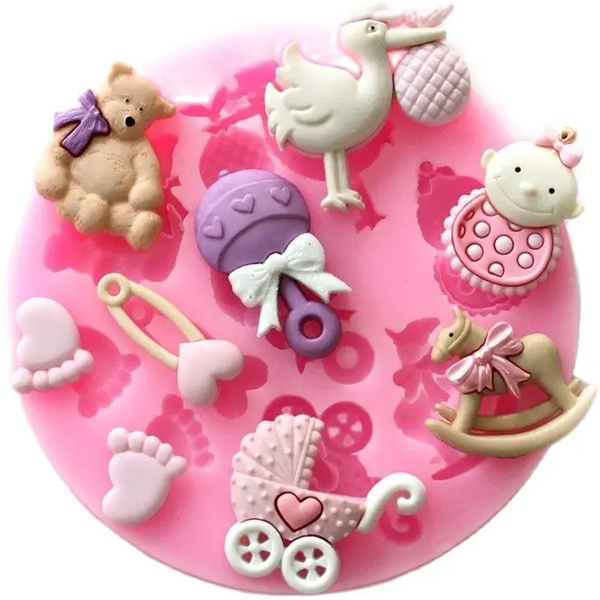 Pink Mold Baby Items