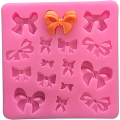 Silicone Mold Bow 16 Cavity
