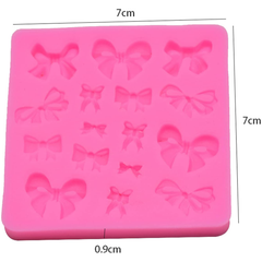 Silicone Mold Bow 16 Cavity
