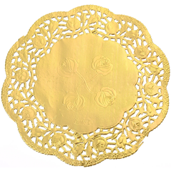 Doilies Baking Paper Mat Golden 14cm 5.5"