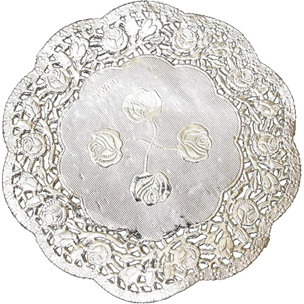 Doilies Baking Paper Mat Silver 14cm 5.5"