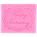 Silicone Happy Birthday Frame Mold