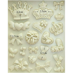 Crown & Bow Silicone Fondant Mold
