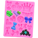 Crown & Bow Silicone Fondant Mold