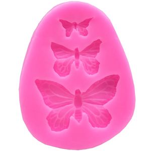 Silicone Mold Butterfly 3 Cavity